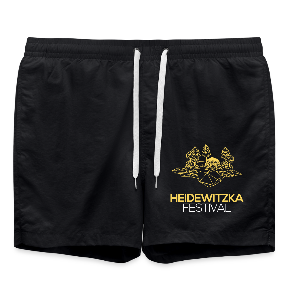 Badeshorts - Schwarz