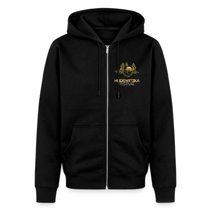 Männer Premium Kapuzenjacke - Schwarz