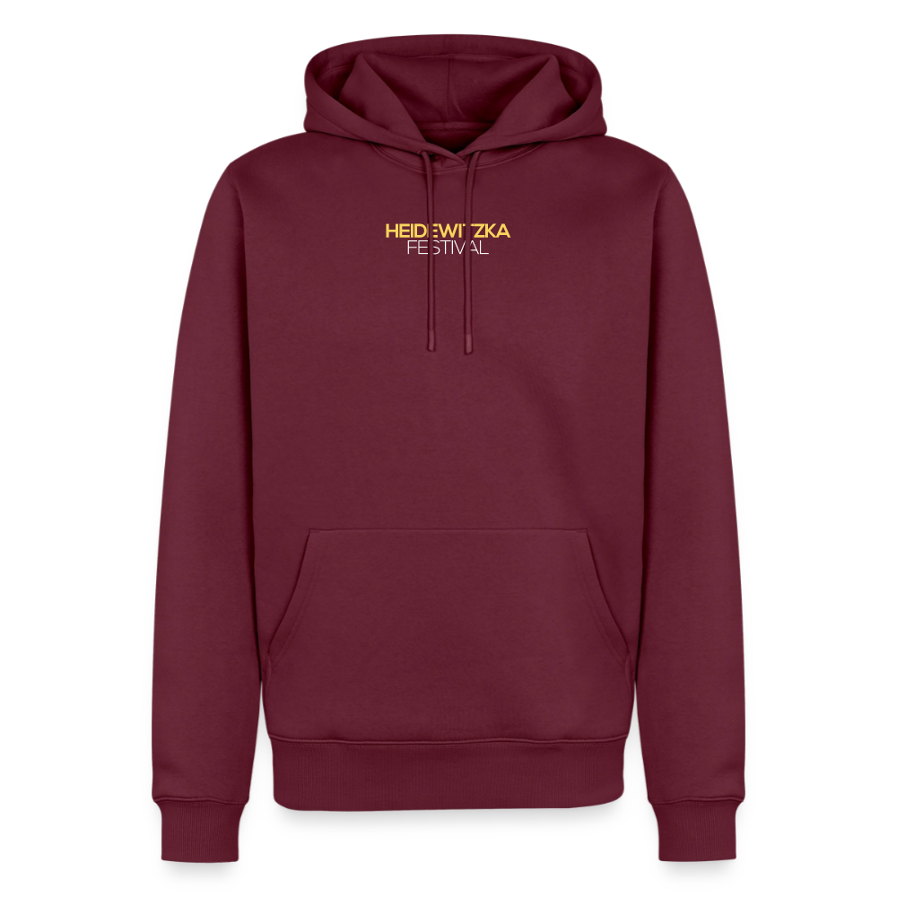 Männer Premium Hoodie - Burgunderrot