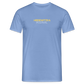 Männer T-Shirt - carolina blue