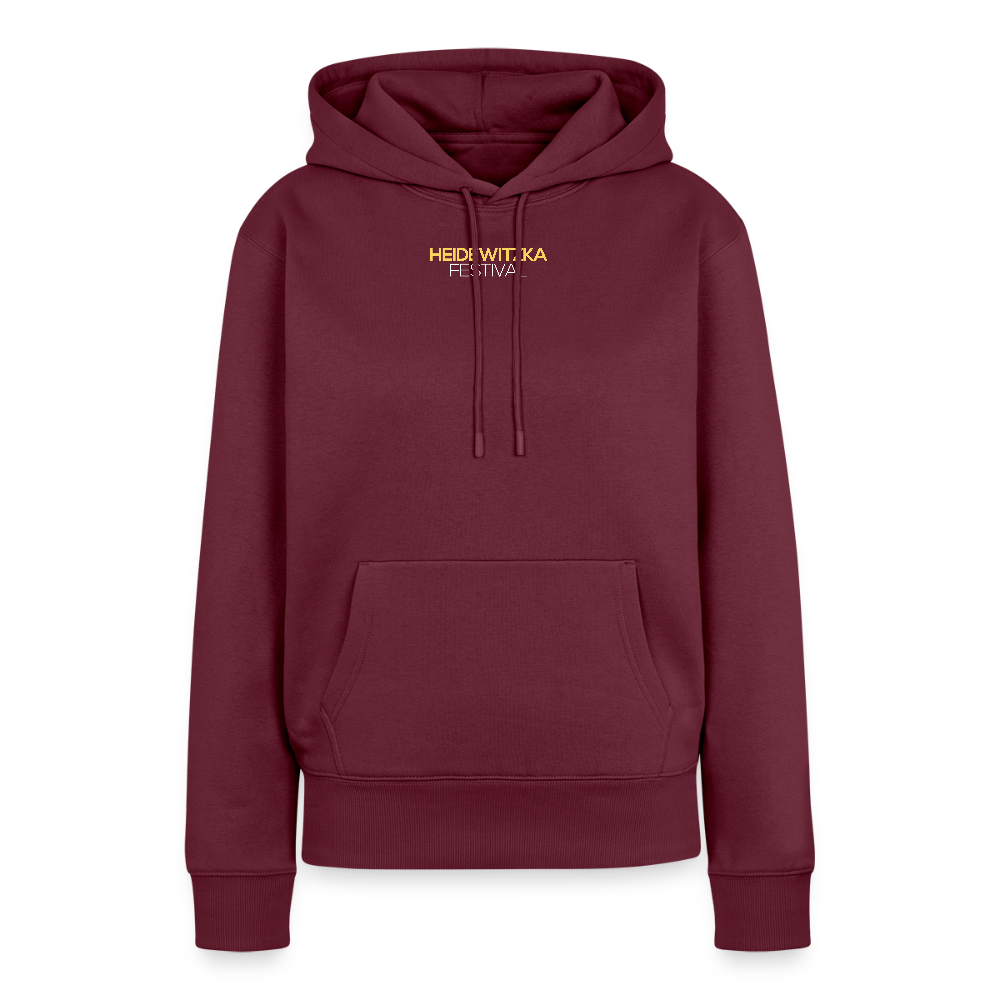 Frauen Premium Hoodie - Burgunderrot