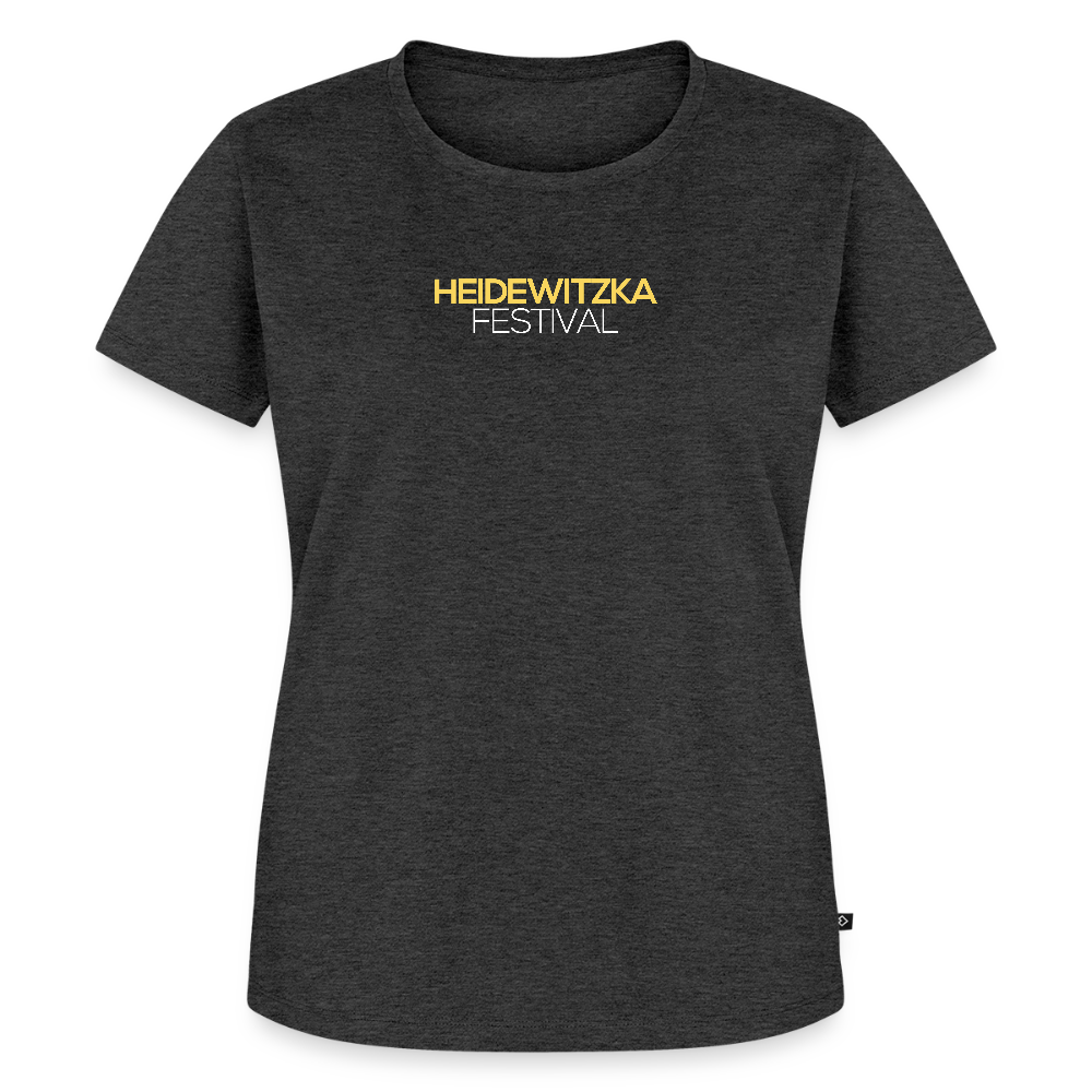 Frauen Premium T-Shirt - Anthrazit meliert