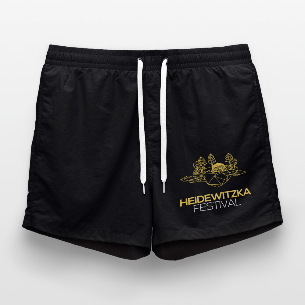 Badeshorts - Schwarz