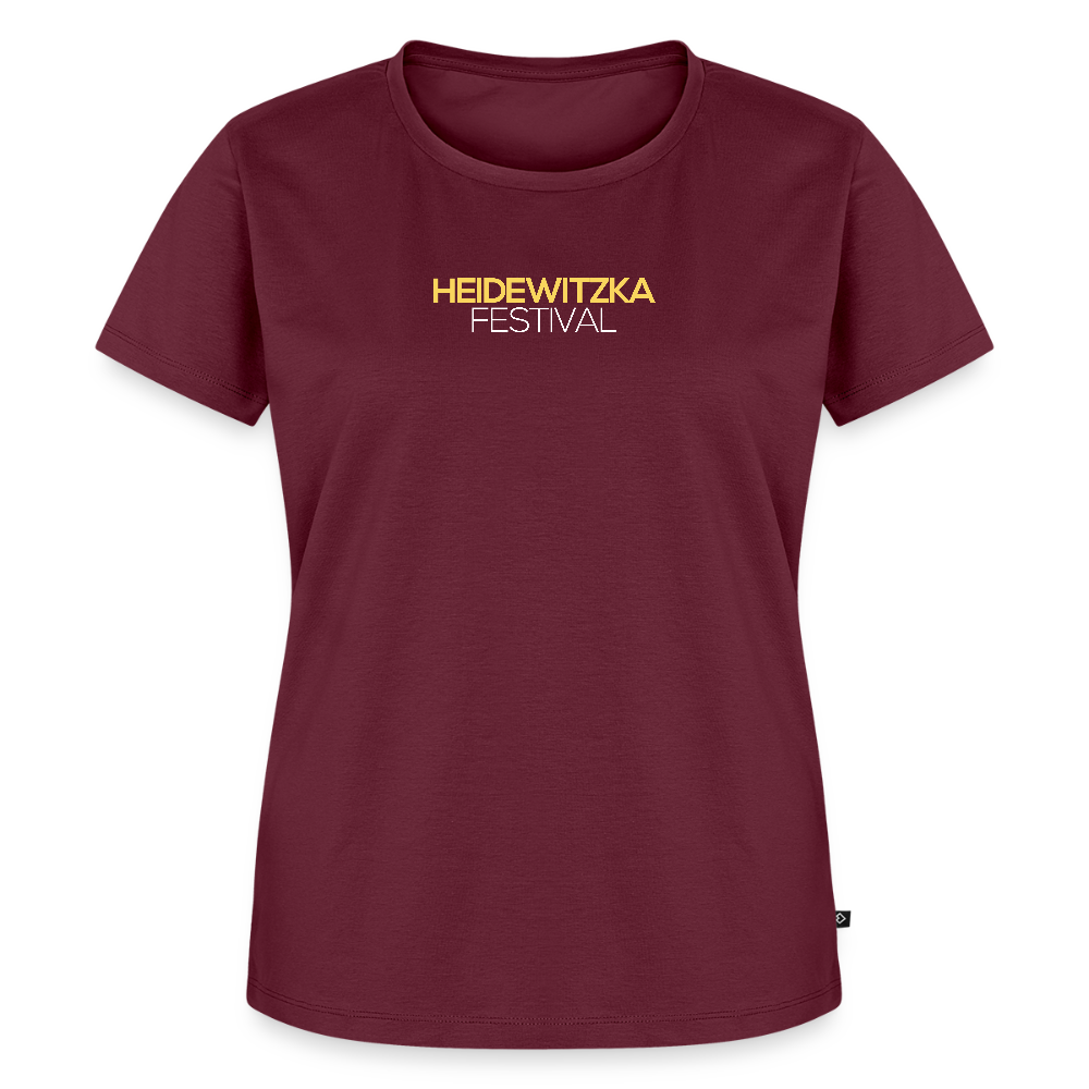 Frauen Premium T-Shirt - Burgunderrot