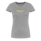 Frauen Premium T-Shirt - Grau meliert